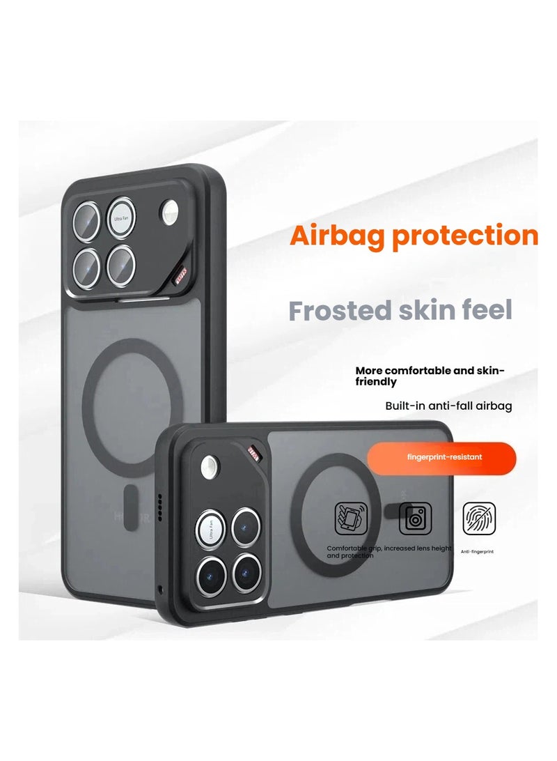 عام غطاء واقي مغناطيسي متوافق مع هواتف Honor WIN / WIN RT، يدعم الشحن اللاسلكي، مصنوع من مادة TPU المختارة بتصميم Airbag رباعي الزوايا للحماية من الصدمات والسقوط. - Image 5